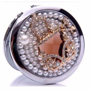 Pearl Puse Compact Mirror